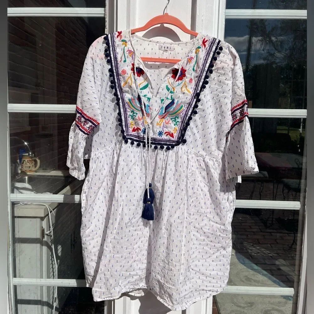 THML Cotton Embroidered Tunic - Picture 2 of 7